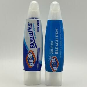 Clorox Bleach Pen Lot of 2 Zero Splash Gel for Whites Discontinued